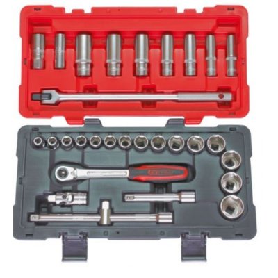 KS TOOLS Coffret de douilles et accessoires Ultimate - 30 pcs - 922.0630