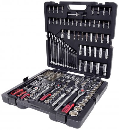 KS TOOLS Coffret de douilles  chrome plus - 216 pcs - 918.0216 918.0216