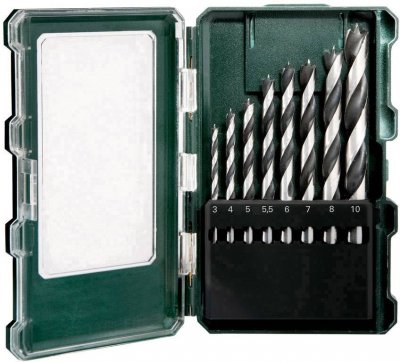 METABO Coffret de forets &agrave; bois "Promotion", 8 pi&egrave;ces  - 626705000