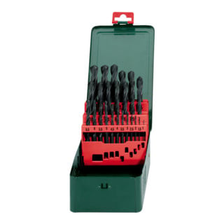 METABO Coffret de forets HSS-R  - 25 pi&egrave;ces - 627152000