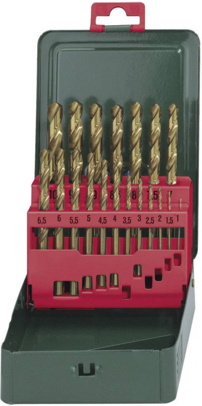 METABO Coffret de forets HSS-Tin  - 19 pi&egrave;ces - 627156000
