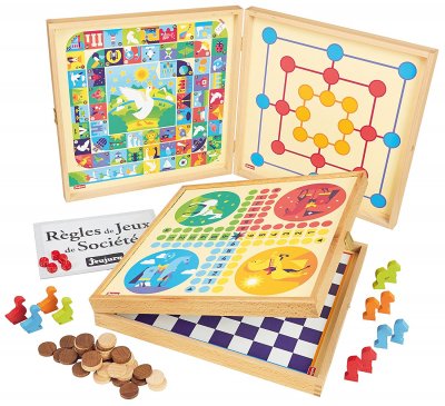 JEUJURA COFFRET DE JEUX CLASSIQUES 50 R&Egrave;GLES