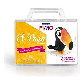 GRAINE CR Coffret de modelage p&acirc;te polym&egrave;re pour enfants - toucan 815124