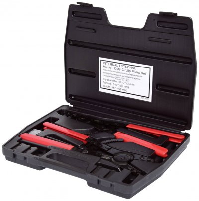 KS TOOLS Coffret de pince &agrave; circlips int&eacute;rieur et ext&eacute;rieur, 14 pi&egrave;ces