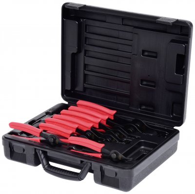 KS TOOLS Coffret de pinces &agrave; circlips int&eacute;rieur et ext&eacute;rieur, 10 pi&egrave;ces