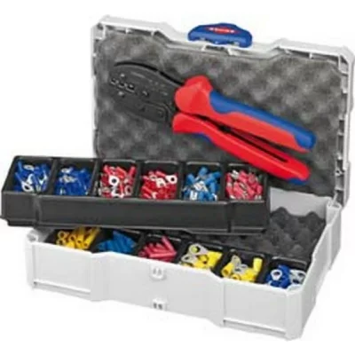 KNIPEX Coffret De Sertissage Pince &Agrave; Sertir 97 52 36 Et Cosses Pr&eacute;-isol&eacute;es