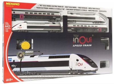 MEHANO Coffret de train TGV INOUI -  - Circuit de 3,35 m - Echelle HO