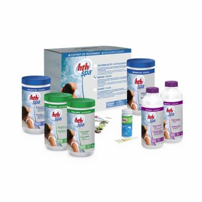 HTH Coffret de traitement pour spa - Brome - Kit complet - 