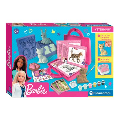 CLEMENTONI Coffret De V&eacute;t&eacute;rinaire - Barbie -  Multicolore