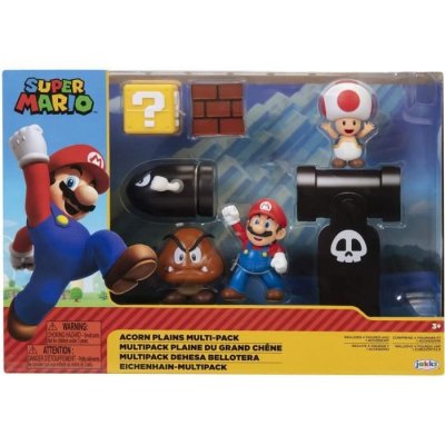 JAKKS PACIFIC Coffret Diorama 5 figurines Mario th&egrave;me classic Nintendo 
