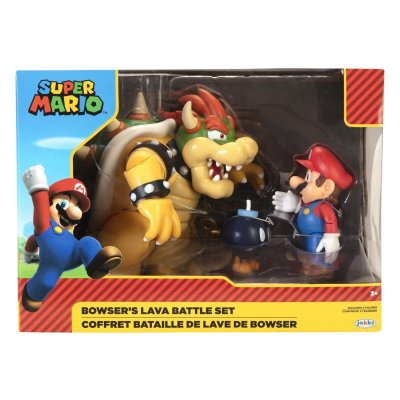 JAKKS PACIFIC Coffret Diorama Super Mario et Bowser  JAC64512 4L - Neuf