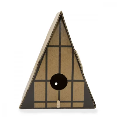 KIKKERLAND Coffret DIY Fabriquez Votre nichoir &agrave; Oiseaux Triangulaire