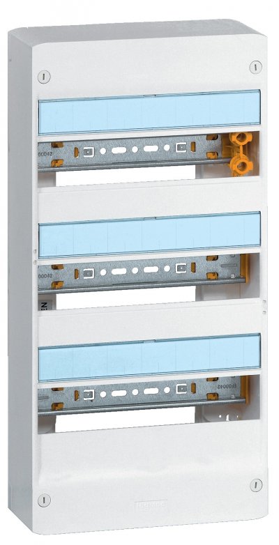 LEGRAND Coffret Drivia 13 modules 3 rang&eacute;es IP30 IK05 - Blanc RAL9003 -401213