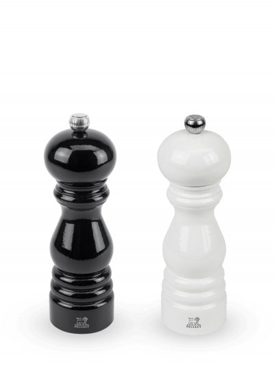 PEUGEOT Coffret Duo Paris Poivre Noir et Sel Blanc 18 cm
