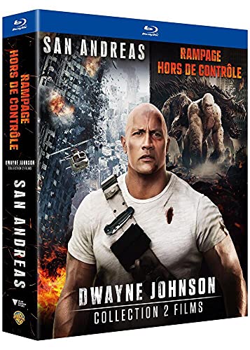 Coffret Dwayne Johnson : Rampage-Hors de contr&ocirc;le + San Andreas [Blu-Ray]