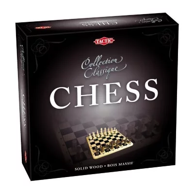 TACTIC Coffret echecs en bois TAC40218