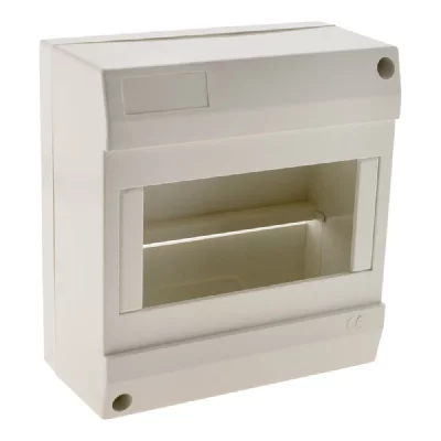 ZENITECH Coffret &eacute;lectrique  nu &agrave; &eacute;quiper 1 rang&eacute;e 6 modules blanc