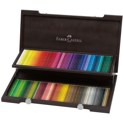 FABER CASTELL Coffret En Bois Faber-castell - Polychromos - 120 Crayons De Couleur