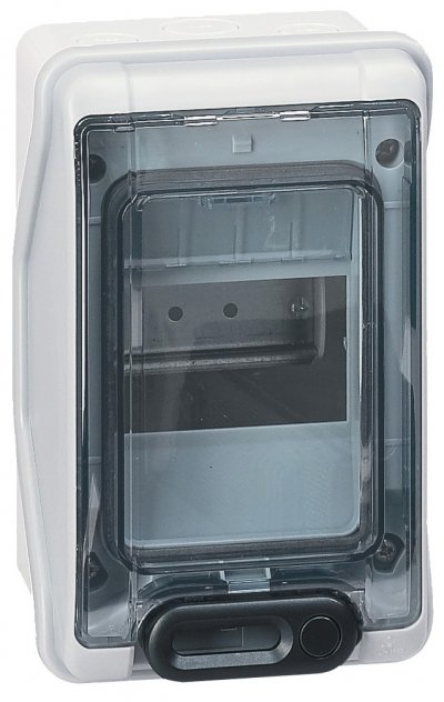 LEGRAND Coffret en saillie &eacute;tanche - 1 rang&eacute;e - 4 modules - Plexo - 