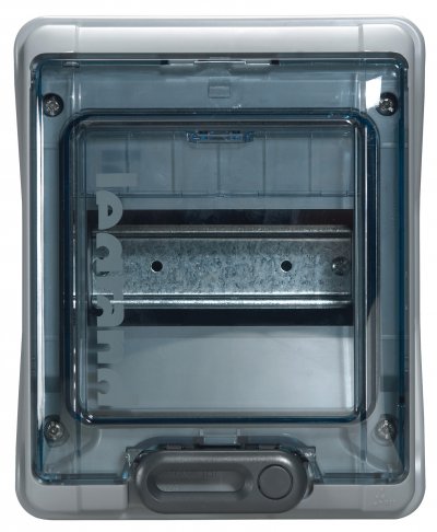 LEGRAND Coffret en saillie &eacute;tanche - 1 rang&eacute;e - 6 modules - Plexo - 