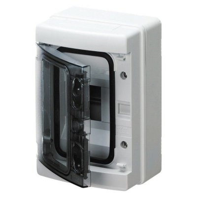GEWISS Coffret &eacute;tanche IP65 400V 4 modules -  - GW40101 - Blanc