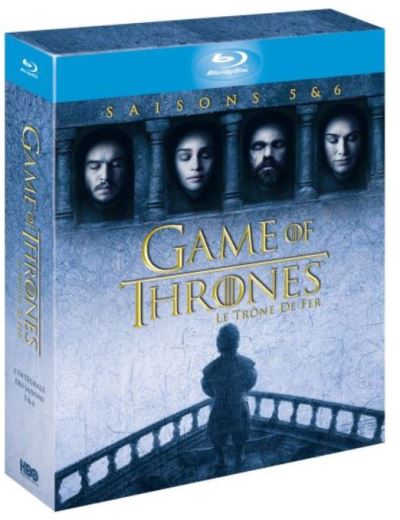 Coffret Game of Thrones Le Tr&ocirc;ne de Fer Saisons 5 et 6 Blu-ray 