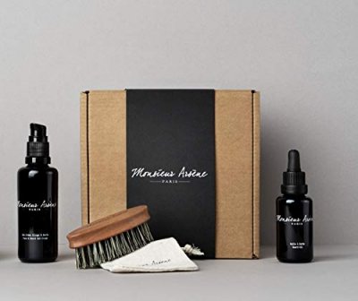 MONSIEUR ARSENE Coffret Huile + Gel-Cr&egrave;me + Brosse &agrave; Barbe - Monsieur Ars&egrave;ne