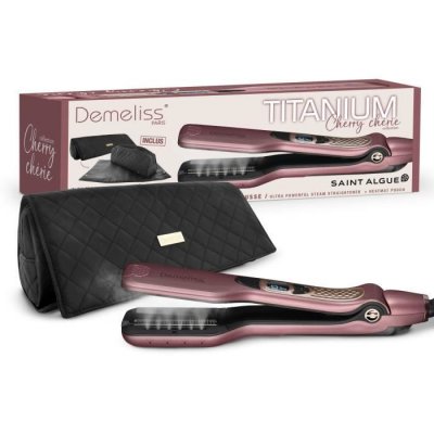 DEMELISS Coffret Lisseur vapeur Saint Algue  Titanium Cherry 21371