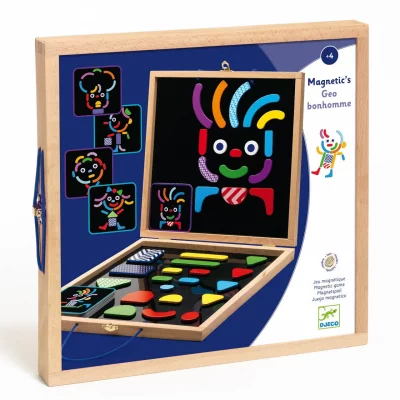 DJECO Coffret Magn&eacute;tique G&eacute;oforme Personnages