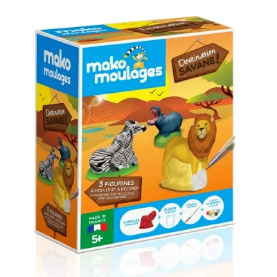 MAKO CREATIONS Coffret Mako Moulages - Destination Savane