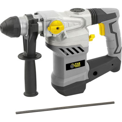 FARTOOLS Coffret marteau perforateur ""hy1250"" - 1500 w - 3 forets et 2 burins