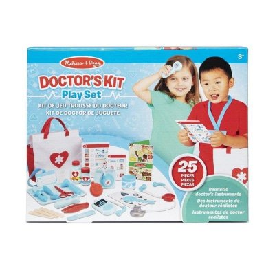 SPIN MASTER Coffret m&eacute;dical avec accessoires en jouet melissa & doug 25 pi&egrave;ces