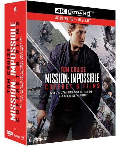 Coffret Mission : Impossible 6 Films [Combo Blu-Ray, Blu-Ray 4K]