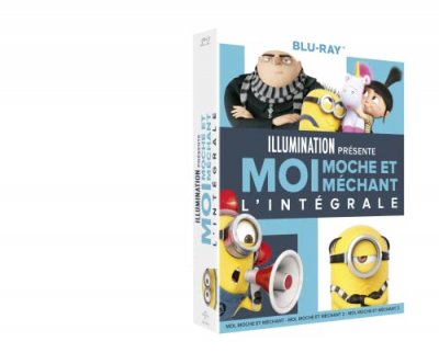 Coffret Moi, moche et m&eacute;chant L'int&eacute;grale Blu-ray