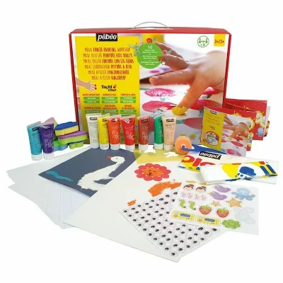  Coffret mon atelier tactilcolor avec stickers et supports &agrave; peindre Atelier