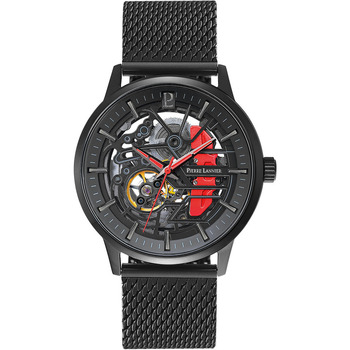 PIERRE LANNIER Coffret Montre Homme  Paddock - 385C439 Bracelet Cuir Noir