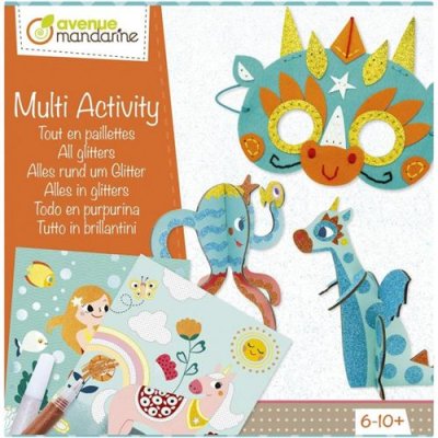 AVENUE MANDARINE Coffret Multi-activit&eacute; - Tout en paillettes - 6/10 ans et +