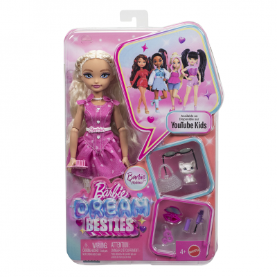 BARBIE Coffret poup&eacute;e  dream besties et accessoires de maquillage