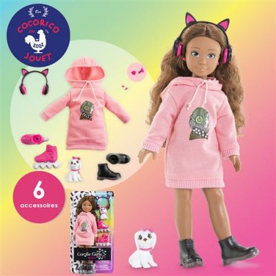 COROLLE Coffret Poup&eacute;e Mannequin  Girls Melody Music et Mode - 