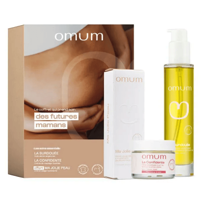 OMUM Coffret Qui Prend Soin Des Futures Mamans Bio 
