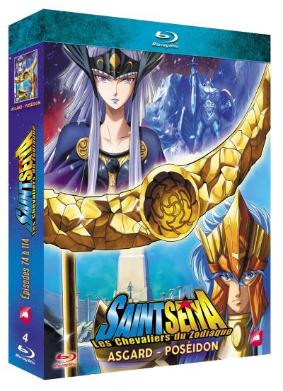 Coffret Saint Seiya Les chevaliers du zodiaque Blu-ray