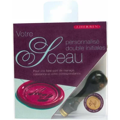 GENERIQUE Coffret Sceau Et Doubles Initiales Personnalisables