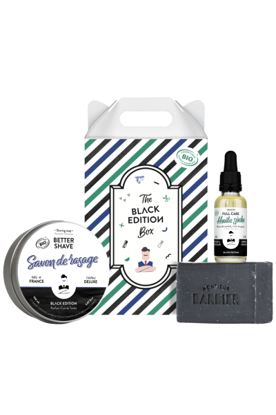 MONSIEUR BARBIER Coffret soin visage pour homme Black Edition - 