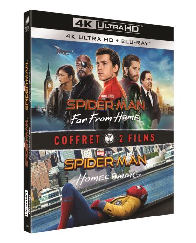 Coffret Spider-Man : Far From Home et Spider-Man : Homecoming Blu-ray 4K Ultra HD
