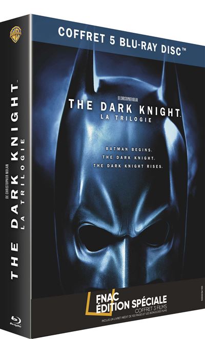 Coffret The Dark Knight La Trilogie Edition sp&eacute;ciale Fnac Blu-Ray