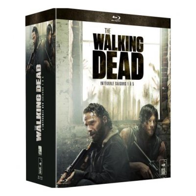 Coffret The Walking Dead Int&eacute;grale saisons 1 &agrave; 5 Blu-ray