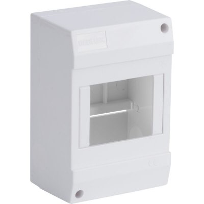 DEBFLEX Coffret vide 1 rangee 4 modules 86X160X73MM - Blanc