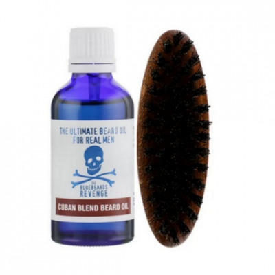 BLUEBEARDS REVENGE Coffret voyage pour barbe dure Cuban Beard Grooming Kit