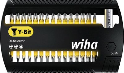 WIHA Coffret XLSelector de 30 embouts Y 25 mm + 1 porte-embout magn&eacute;tique