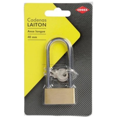 COGEX  80027 Cadenas Acier 40 mm, Dore